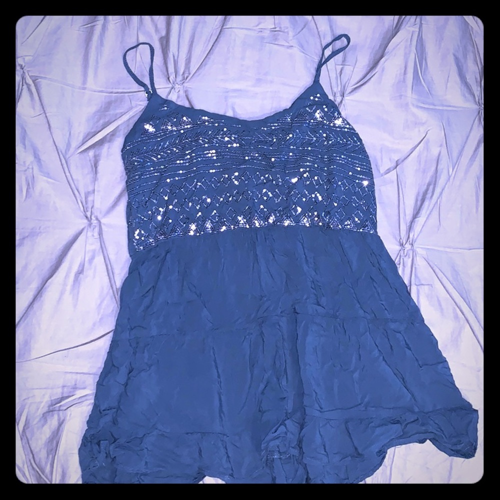 Flowy Sequin Top